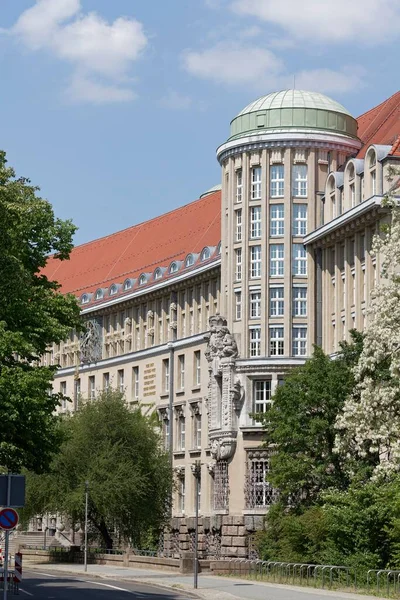 德国国立图书馆 1914年建成 德国萨克森莱比锡 — 图库照片