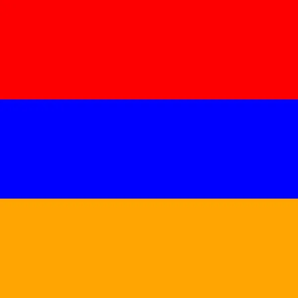 Bandeira Nacional Oficial Arménia — Fotografia de Stock