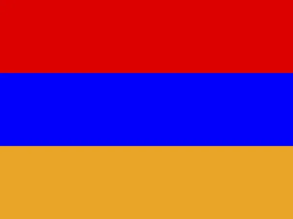 Επίσημη Εθνική Σημαία Της Αρμενίας — Φωτογραφία Αρχείου