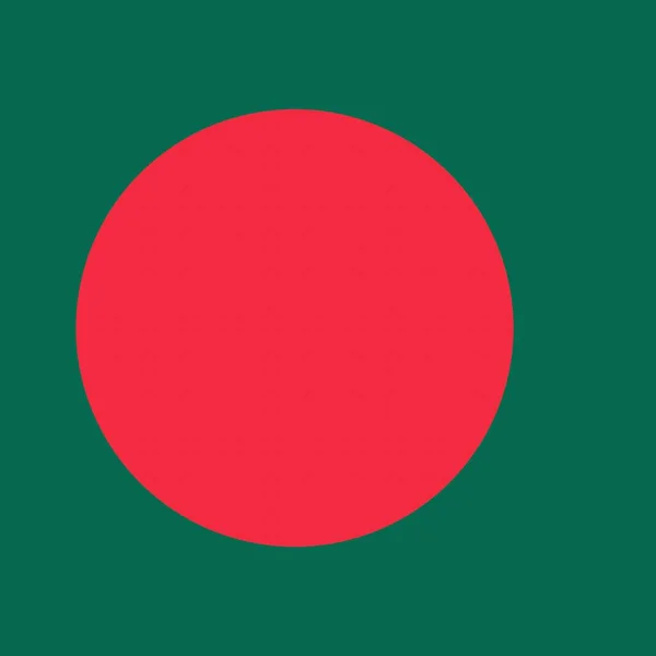Bandeira Nacional Oficial Bangladesh — Fotografia de Stock