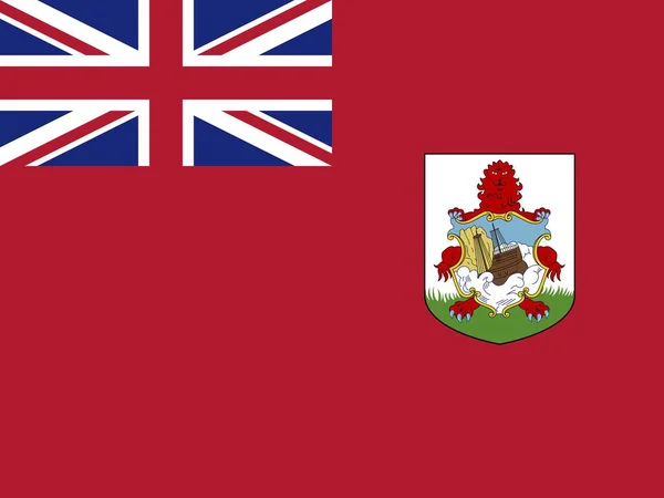 Національний Прапор Бермудських Островів — стокове фото
