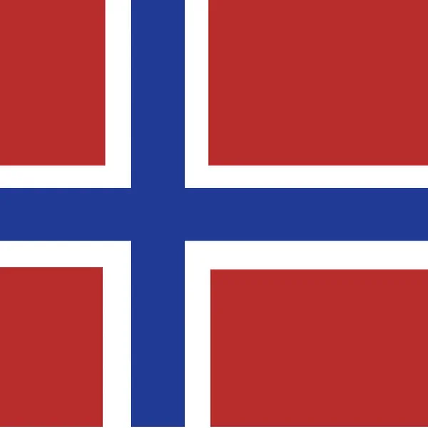 Offizielle Nationalflagge Der Insel Bouvet — Stockfoto