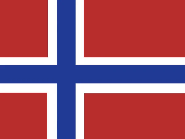 Officiële Nationale Vlag Van Bouvet Island — Stockfoto