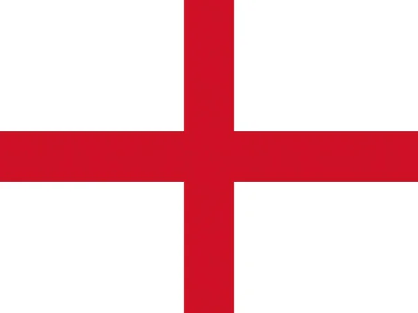 Die Offizielle Nationalflagge Englands — Stockfoto
