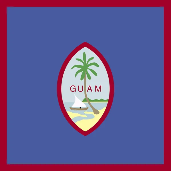 グアムの公式国旗 — ストック写真
