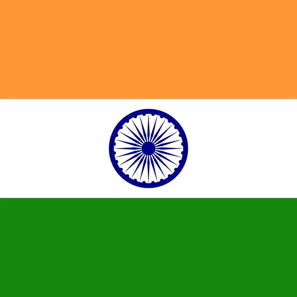 Державний Прапор Індії — стокове фото