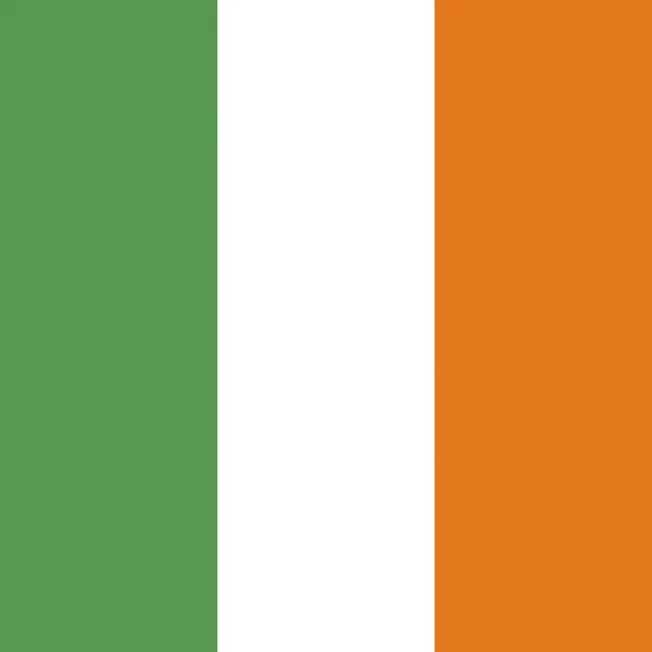 Національний Прапор Ірландії — стокове фото