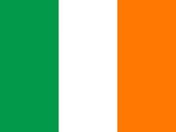 Государственный Флаг Ирландии — стоковое фото