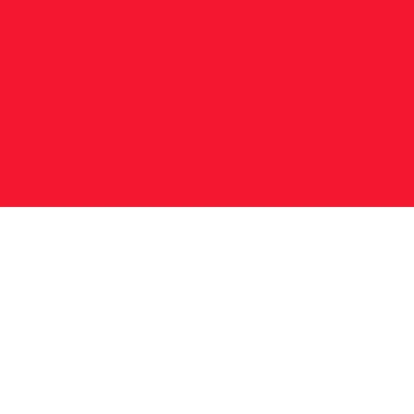 Official National Flag Monaco — Stock Photo, Image