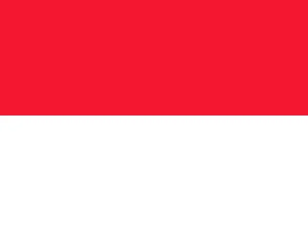 Official National Flag Monaco — Stock Photo, Image