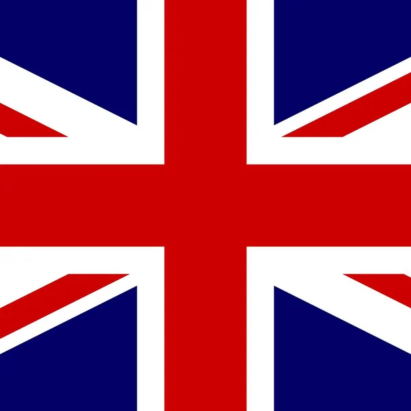 Official National Flag United Kingdom — Stock Photo, Image