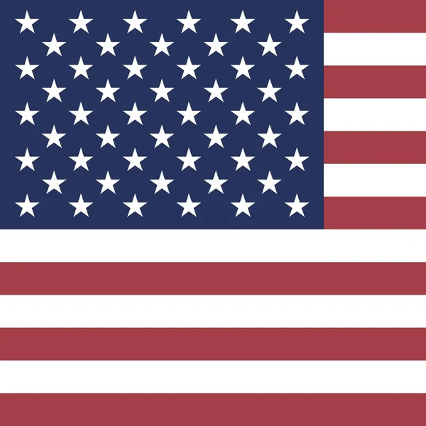 Bandeira Nacional Oficial Das Ilhas Menores Distantes Dos Estados Unidos — Fotografia de Stock