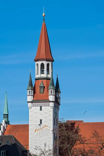 Tower Old Town Hall Munich Upper Bavaria Bavaria Germany Europe — Stock Photo, Image