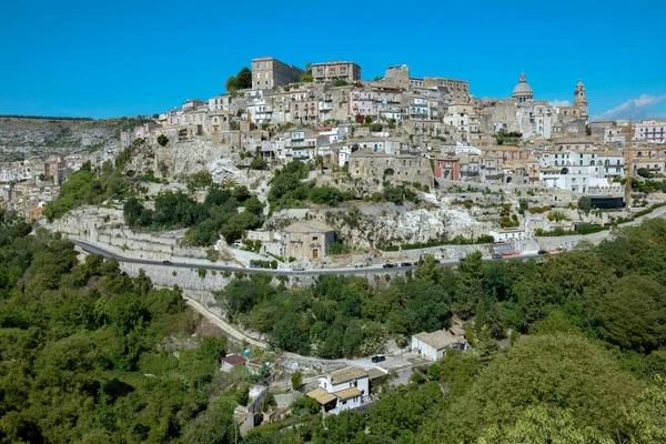 Вид Рагуза Ибла Провинция Рагуза Сицилия Италия Европа — стоковое фото