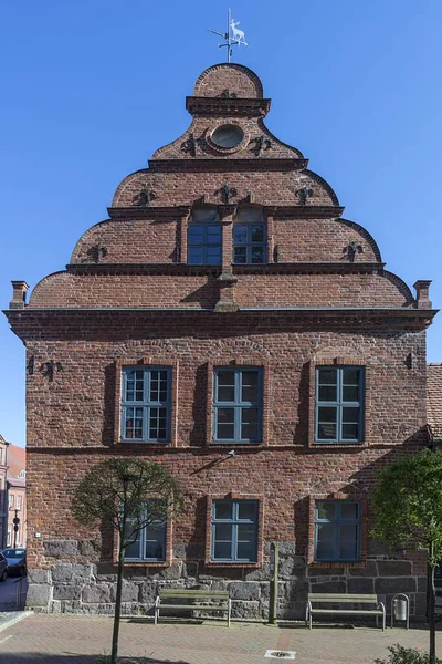 Gamla Stadshuset Renoverades 1618 Gadebusch Mecklenburg Vorpommern Tyskland Europa — Stockfoto