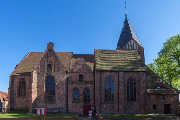 Eski Roma Şehir Kilisesi Jakob Dionysius Gadebusch Mecklenburg Batı Pomerania — Stok fotoğraf