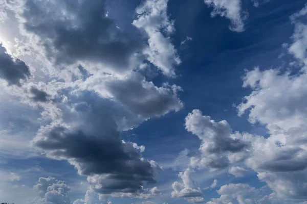 Облака Дождя Nimbostratus Бавария Германия Европа — стоковое фото