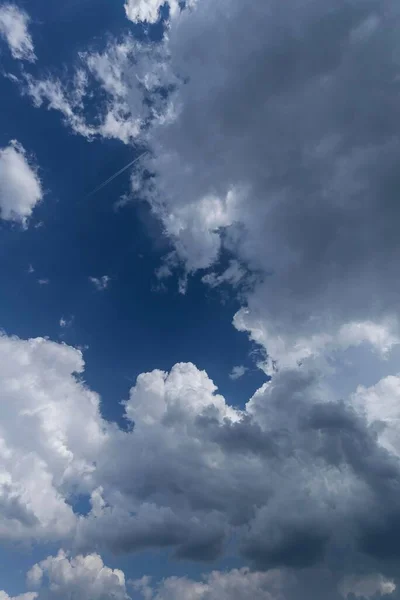Nubes Lluvia Nimbostratus Baviera Alemania Europa —  Fotos de Stock