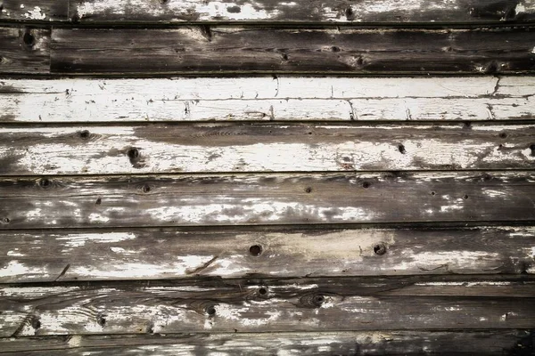 Close Old Wooden Grey White Painted Barn Wood Planks Background — Stock Photo, Image