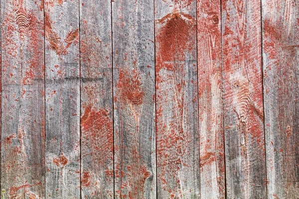 Крупним Планом Старі Дерев Яні Сірі Червоні Пофарбовані Сарай Дерев — стокове фото