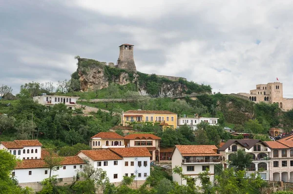 Città Vecchia Castello Kruje Albania Europa — Foto Stock