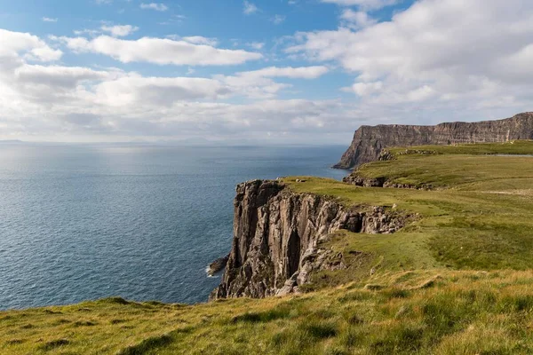 Скалистые Берега Точке Neist Скай Внутренние Гебриды Шотландия Соединенное Королевство — стоковое фото