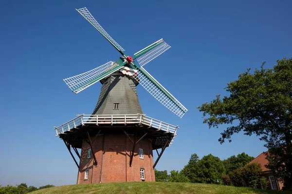 Gallery Dutchman Windmill Greetsiel Krummhoern East Frisia Alsó Szászország Németország — Stock Fotó