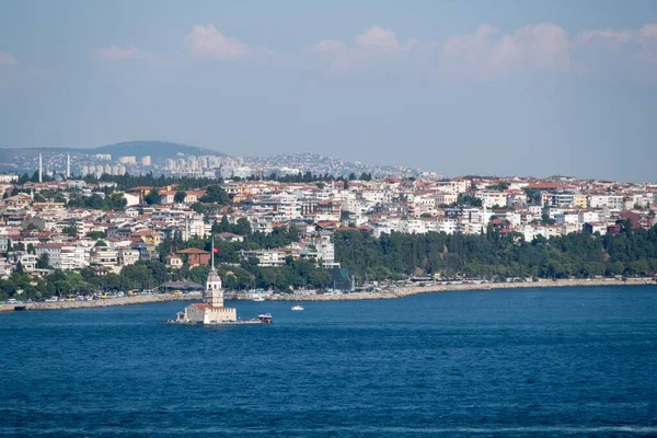 Wieża Panny Stambule Turcja Azja — Zdjęcie stockowe