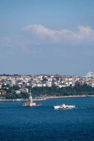 Wieża Panny Stambule Turcja Azja — Zdjęcie stockowe