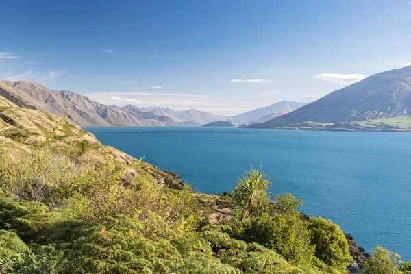 Lake Wanaka Regio Otago Nieuw Zeeland Oceanië — Stockfoto
