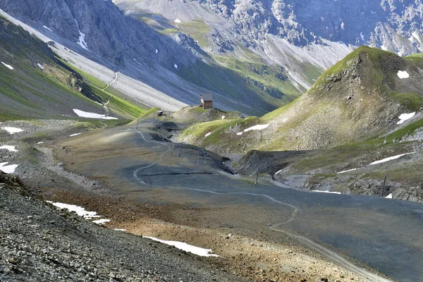 Άποψη Από Weissfluhjoch Hauptertlli Έως Strecloass Plessur Alps Davos Klosters — Φωτογραφία Αρχείου