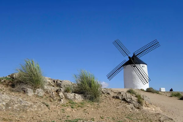 Molino Viento Ruta Don Quijote Consuegra Provincia Toledo Castilla Mancha —  Fotos de Stock