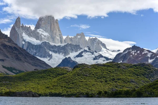 Cerro Fitz Roy Los Glaciares National Park Chaltn Provincie Santa — Stockfoto
