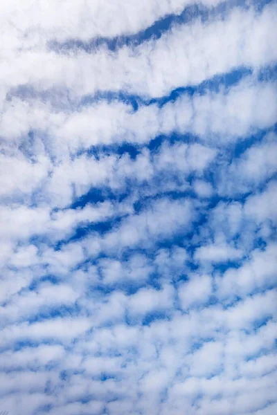 Nubes Altocumulus Stratiformis Perlucidus Undulatus Baviera Alemania Europa —  Fotos de Stock