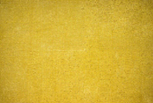 Wall Decoration Small Yellow Mosaic Stones Background Image Texture — Stock Photo, Image