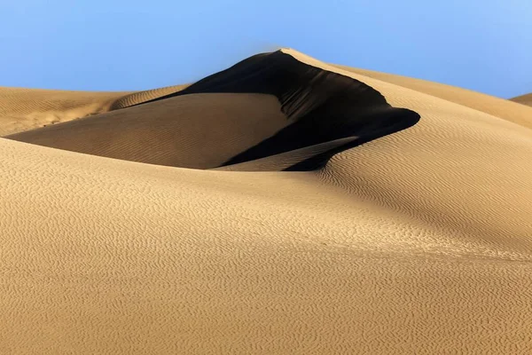 自然保護区 グラン カナリア カナリア諸島 スペイン ヨーロッパの砂丘 マスパロマの砂丘 — ストック写真
