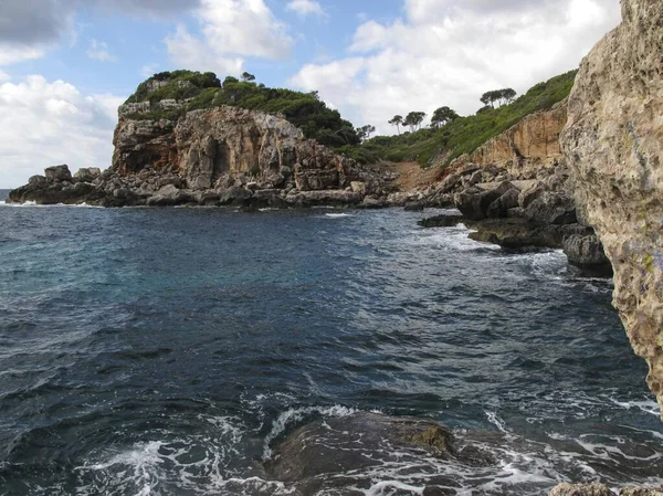 Cala Almunia Costa Leste Maiorca Ilhas Baleares Espanha Europa — Fotografia de Stock