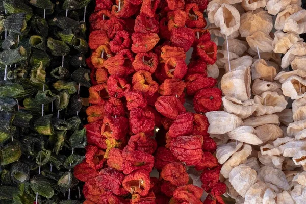 Suszone Warzywa Sanliurfie Turcja Azja — Zdjęcie stockowe
