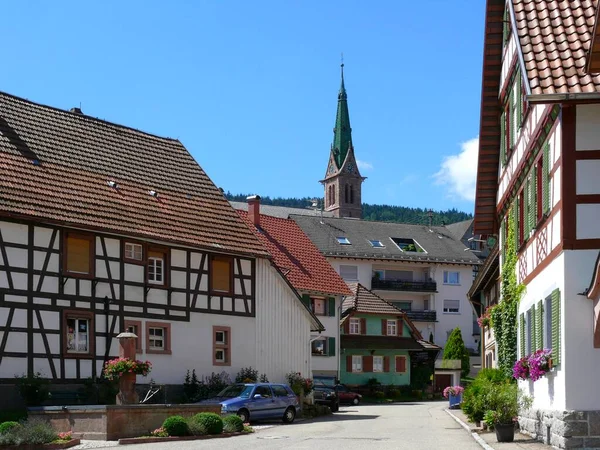 Northern Black Forest Village Bermersbach Town View — Stock Photo, Image