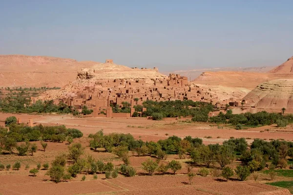 Vista Kasbah Ait Ben Haddou Marrocos África — Fotografia de Stock