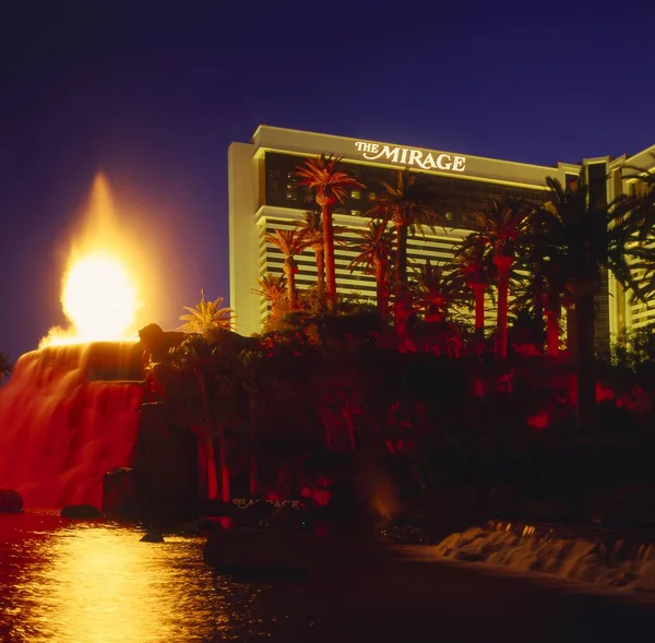 Das Mirage Hotel Las Vegas Der Unterhaltungshauptstadt Der Welt Sin — Stockfoto