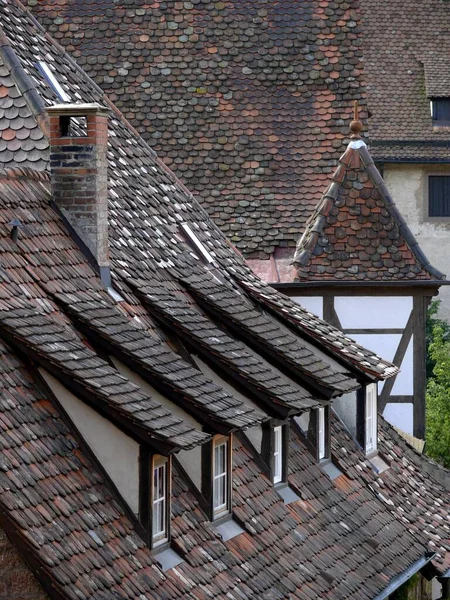 Dak Met Slaapzalen Klooster Maulbronn Baden Wrttemberg Duitsland Europa — Stockfoto