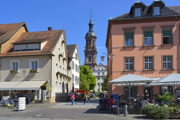 Schwarzwald Gengenbach Altstadt Stadtkirche — Stockfoto