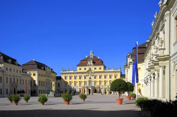 Ludwigsburg Çiçekli Barok Onur Mahkemesi — Stok fotoğraf