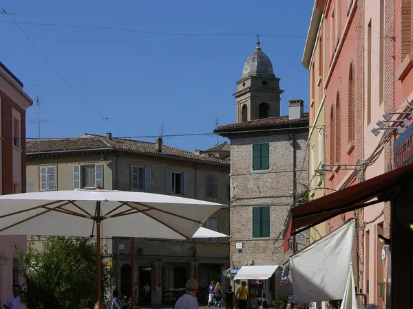 Kiche Oude Stad Santarcangelo Rom Emilia Romagna Italië — Stockfoto