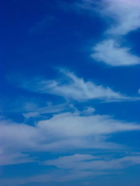 White Clouds Blue Sky Background — Stock Photo, Image