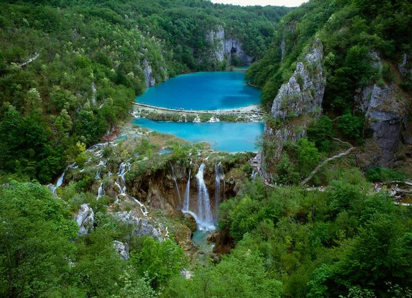 Plitvice Lakes National Park Nacionalni Park Plitvicka Jezera Unesco World — Stock Photo, Image