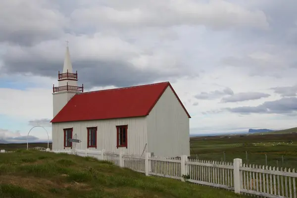 Bela Igreja Cristã Islândia — Fotografia de Stock
