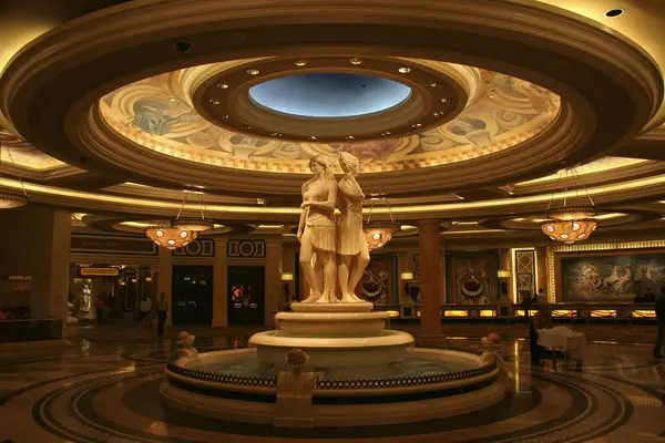 Lobby Van Een Hotel Las Vegas Usa Noord Amerika — Stockfoto