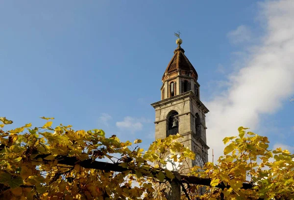 Schweiz Lago Maggiore Tessin Ascona Kirche Santi Pietro Paolo Europa — Stockfoto